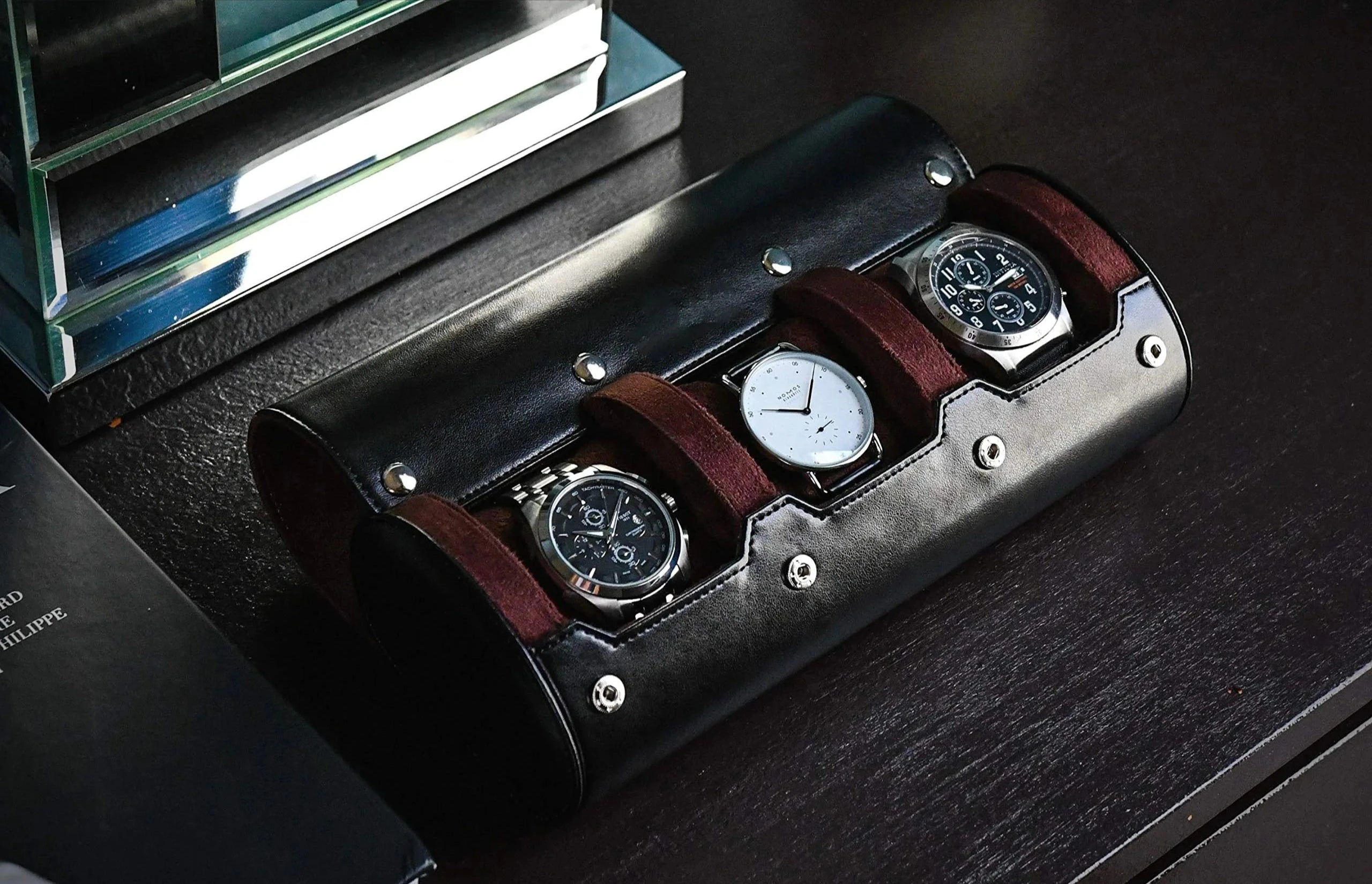 Watch Collection Travel Case - Leather