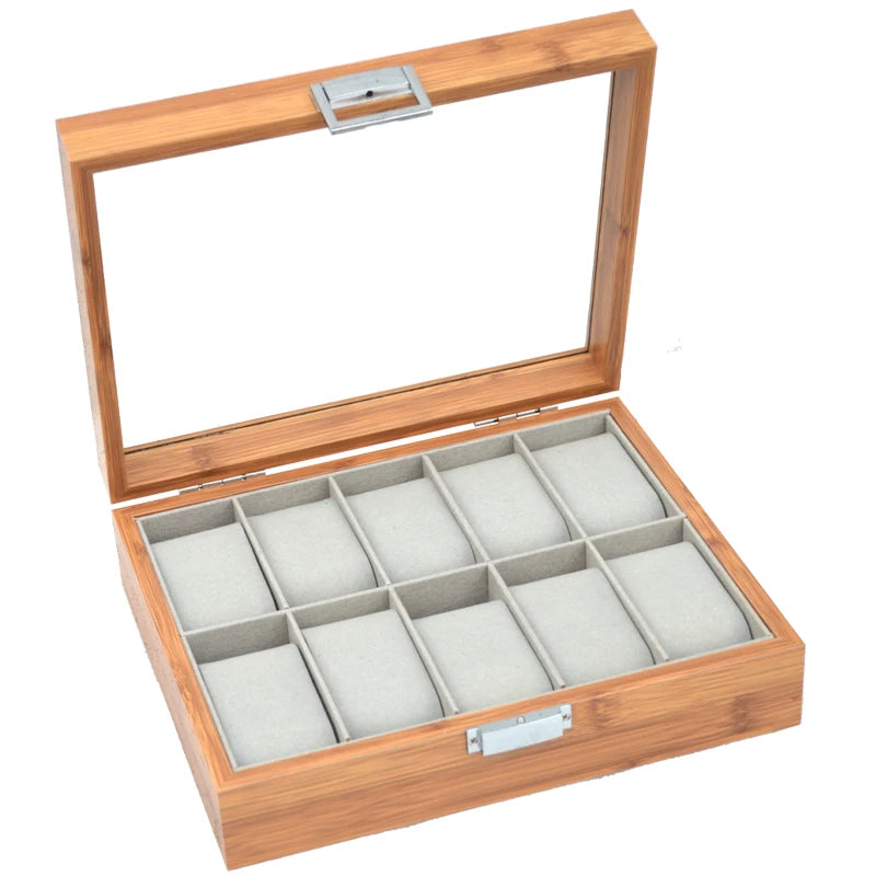 Watch Collection Case - Light Oak