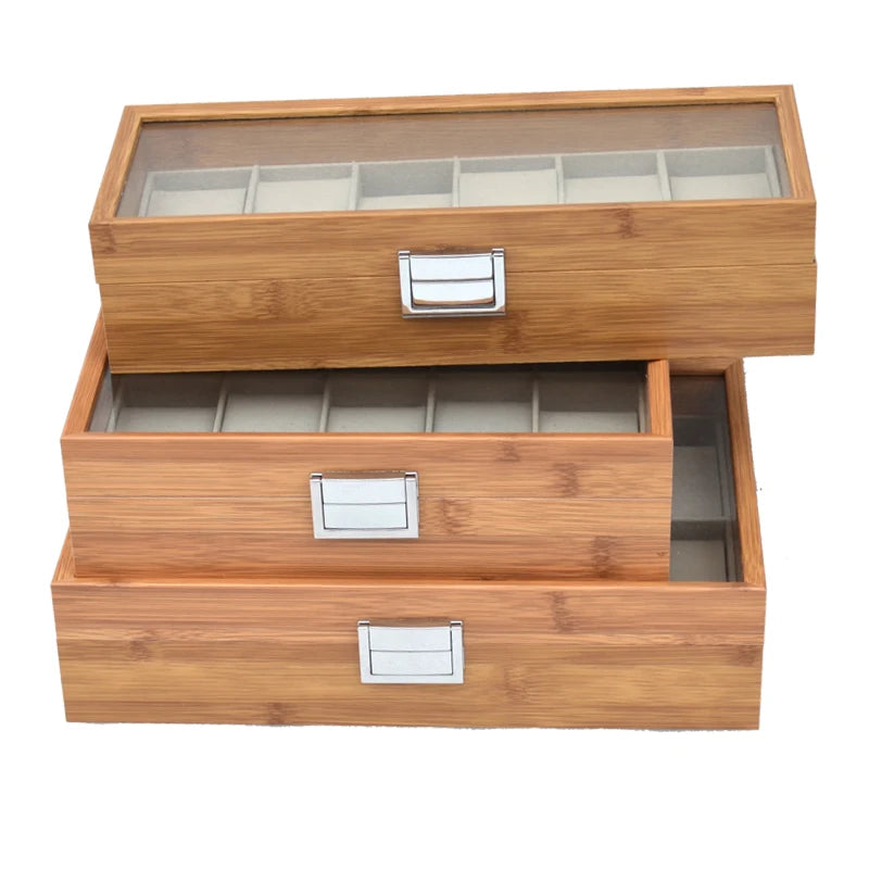 Watch Collection Case - Light Oak