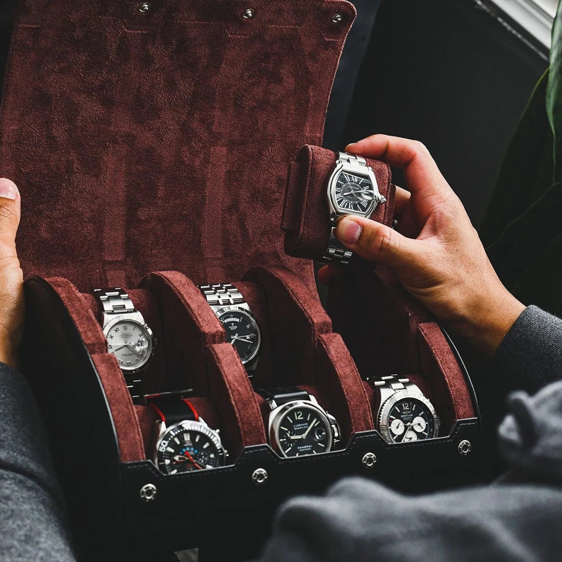 Watch Collection Travel Case - Leather