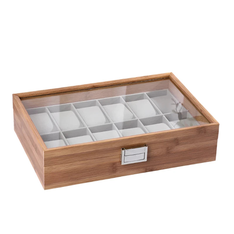 Watch Collection Case - Light Oak