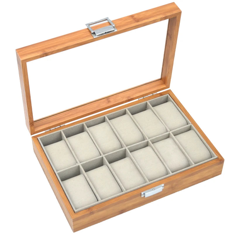 Watch Collection Case - Light Oak