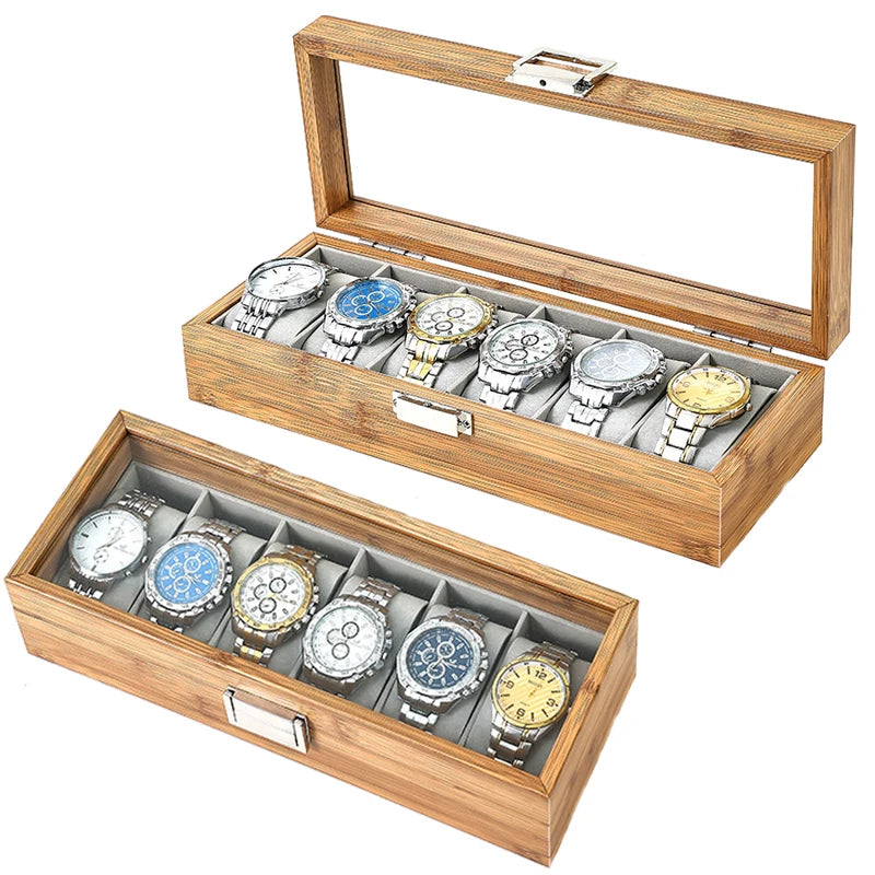 Watch Collection Case - Light Oak